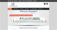 Desktop Screenshot of iphoneservicecenterinchennai.com