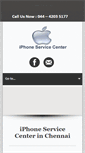 Mobile Screenshot of iphoneservicecenterinchennai.com